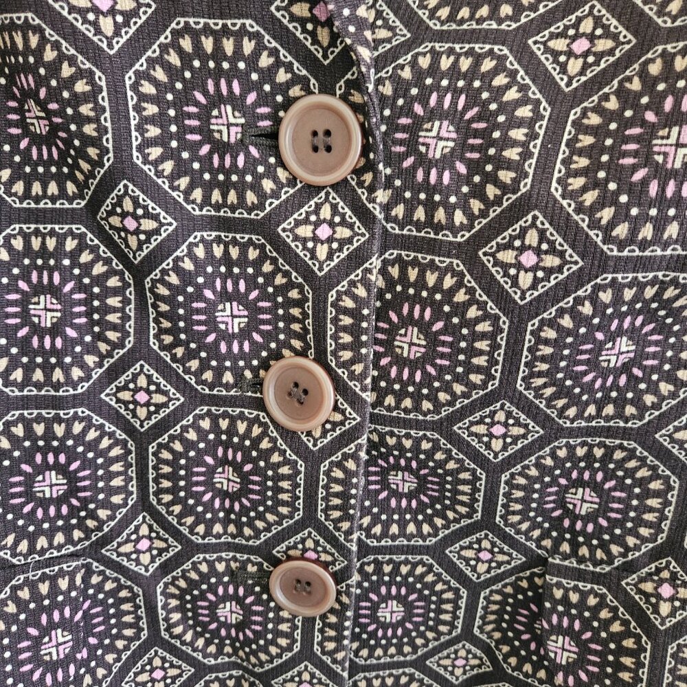 Anne Taylor Loft- Geometric Pattern Jacket - image 4